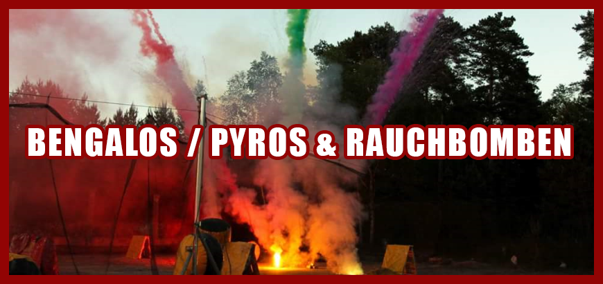 Bengalos / Pyros & Rauchbomben