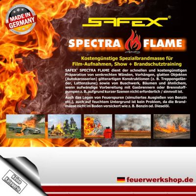 *Spectra Flame - Spezial Brandmasse F* von Safex 5 Liter Eimer
