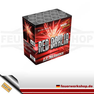 Feuerwerksbatterie *Red Dahlia* (Profi Mix 2) von Nico