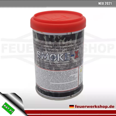 Rauchtöpfe FDF Vulcan - Rauchbombe SMOKE-X Extrem Rot