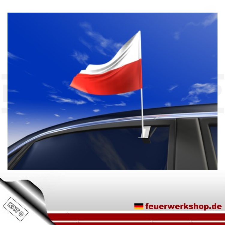 Autoflagge Polen - Carflag