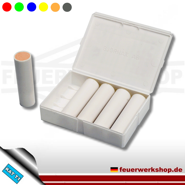 Rauchpatronen-Set Colour Smoke AX-18, gemischte Farben