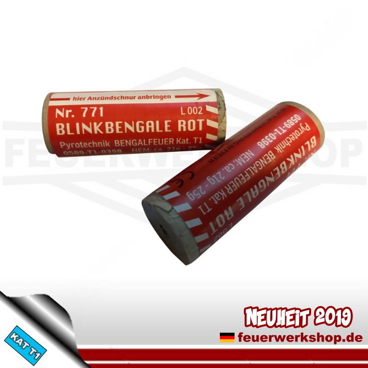 Blinkbengale in rot von Zink (5er pack)