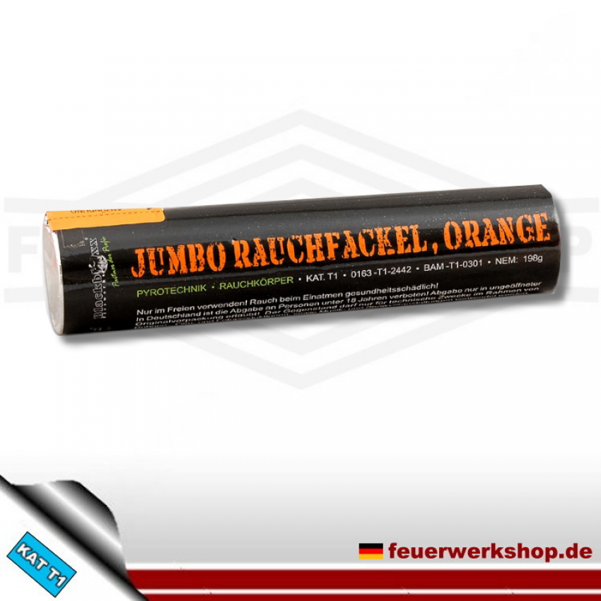 Jumbo Rauchfackel *Orange*