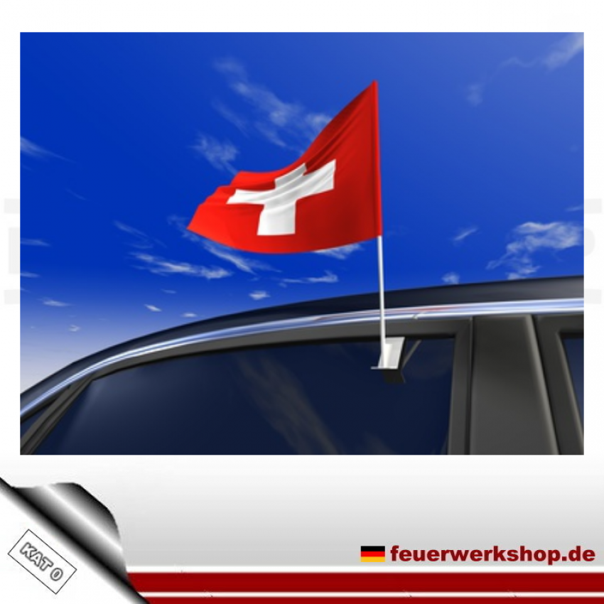 Autofahne Schweiz