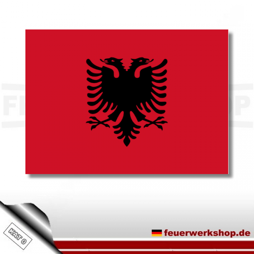 Nationalflagge Albanien