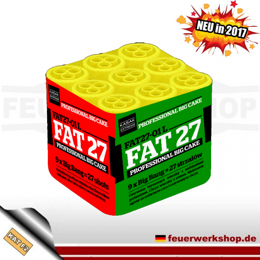 *FAT27 - Large* Batteriefeuerwerk von Gaoo
