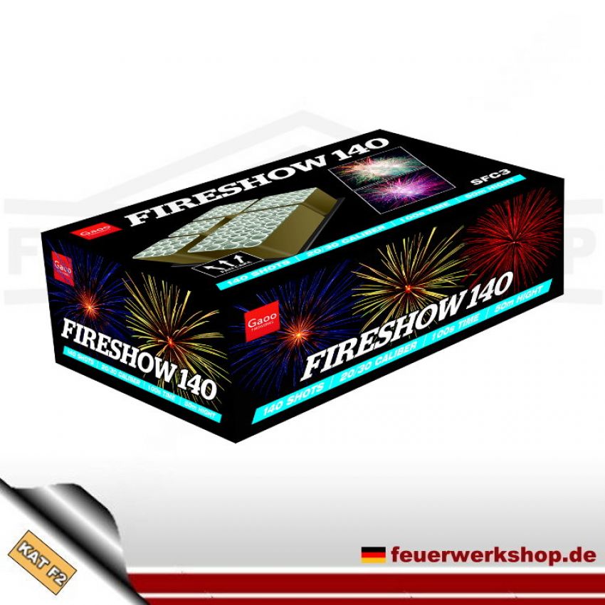 Verbund Feuerwerksbatterie *FIRESHOW 140* von Gaoo