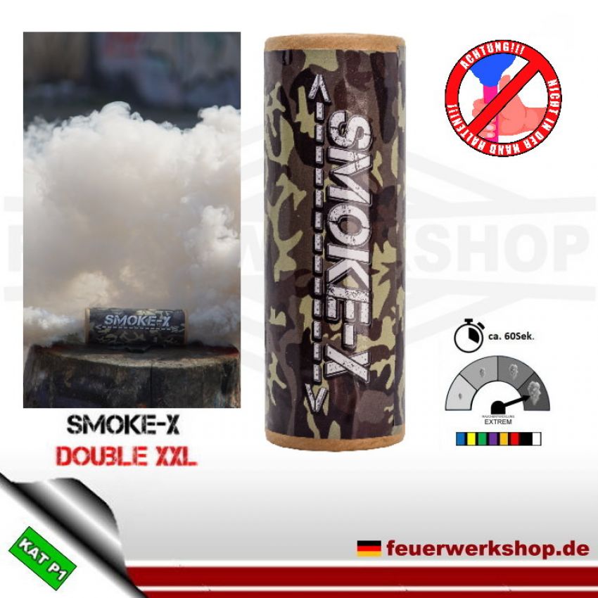 Smoke-X Double XXL Rauchbombe in weiß