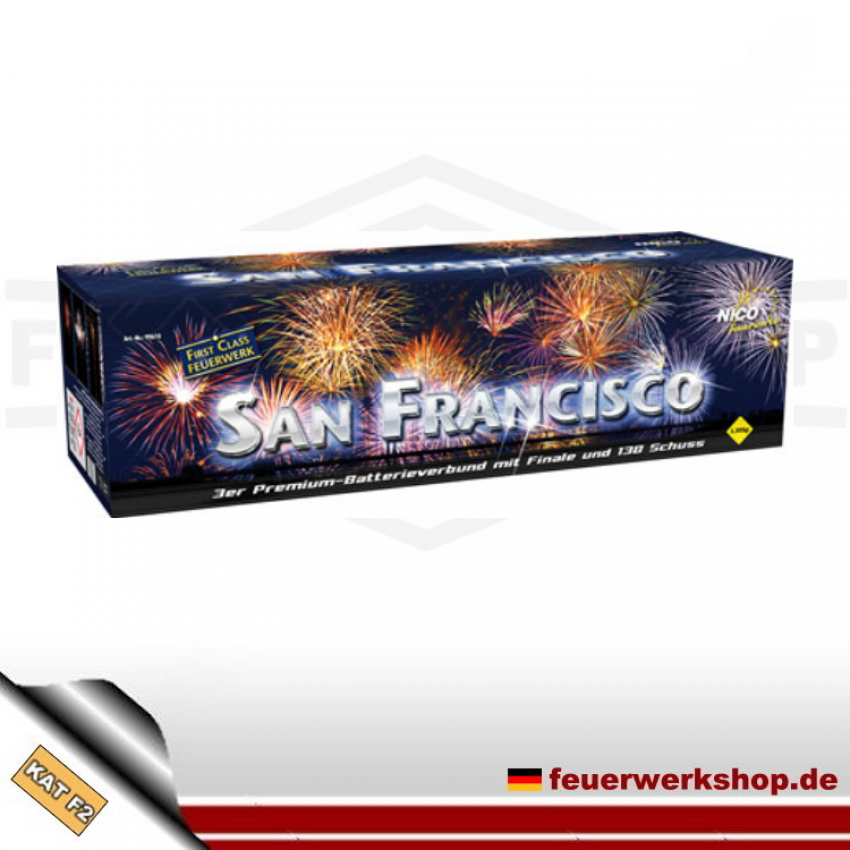 San Francisco/Titanen Verbundfeuerwerk 138 Schuss