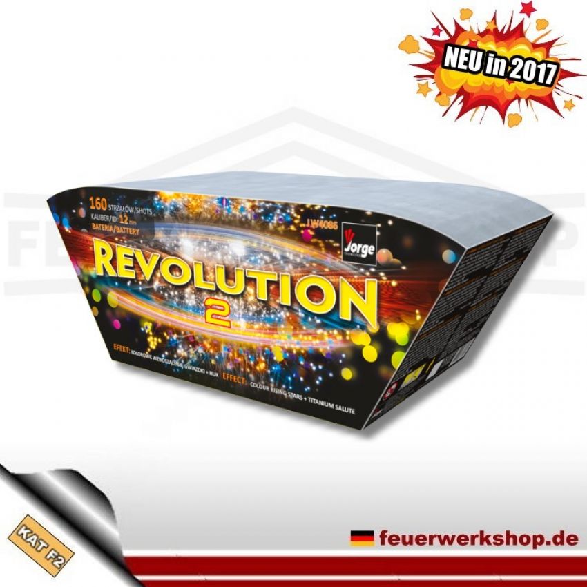 Knall Feuerwerksbatterie *JW4086 - Revolution 2* von Jorge