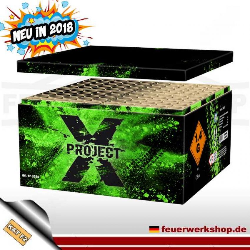 Feuerwerk Verbund *Project X* von Vuurwerktotaal