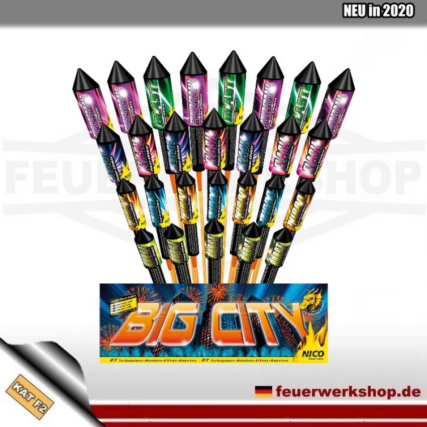Big City - Silvester Raketensortiment von Nico