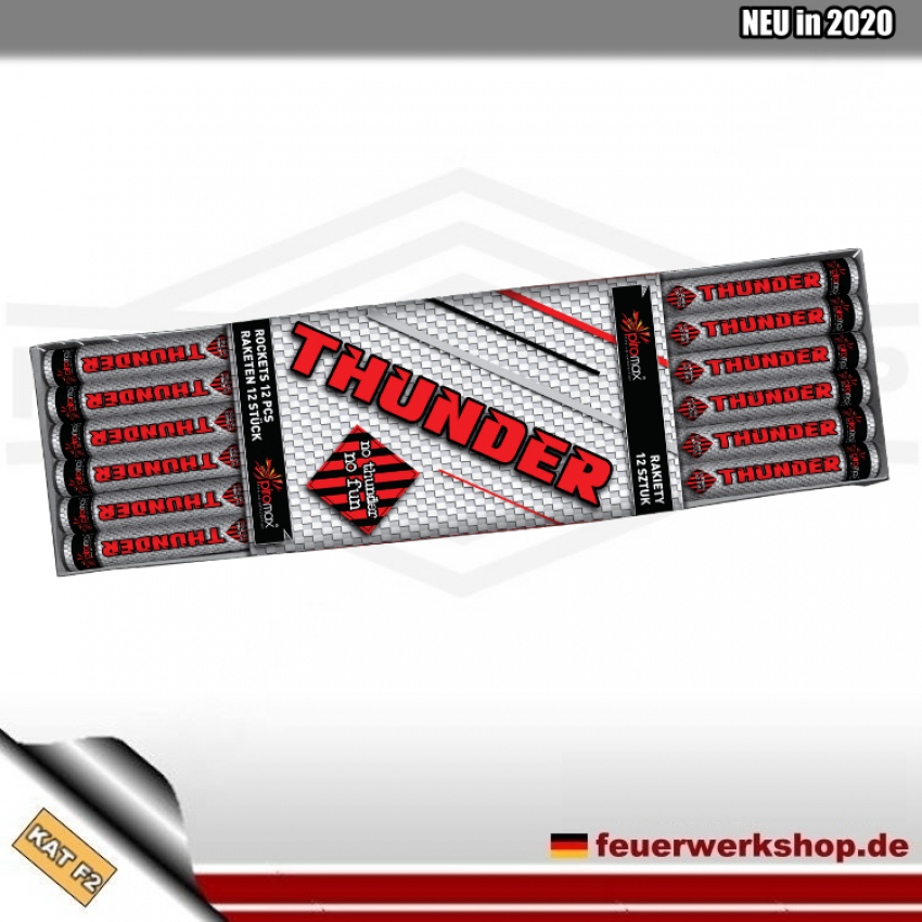 Thunder Raketenset - Knall mit Titanblitz von Piromax