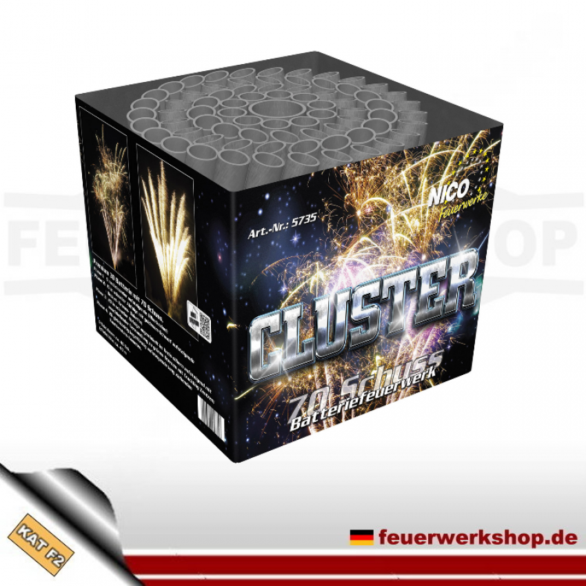 Cluster Feuerwerksbatterie von Nico