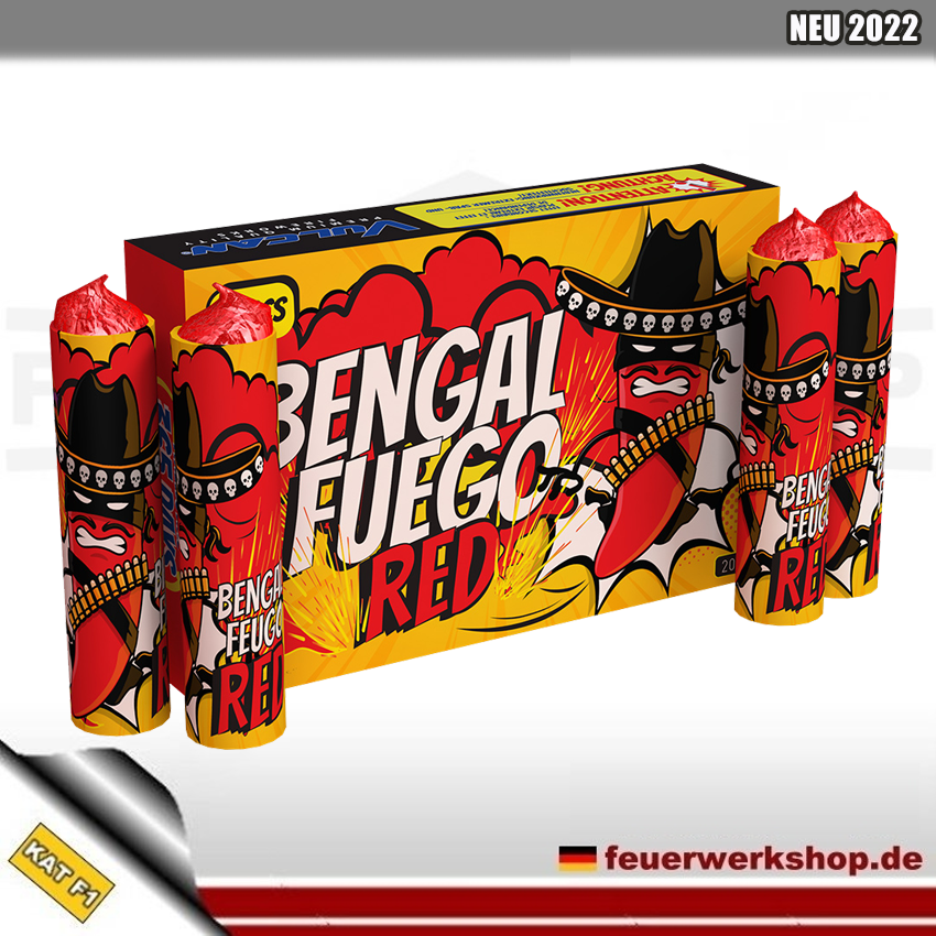 Bengal Fuego Red F1 Bengalfackeln