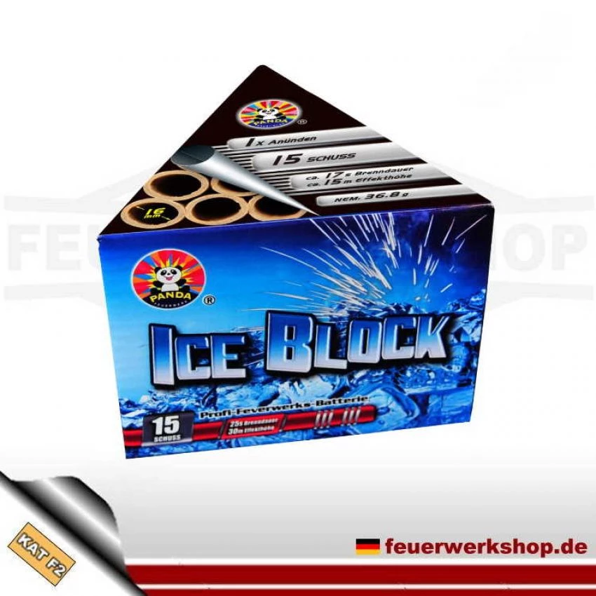 Panda Feuerwerk Batterie *Ice Block*