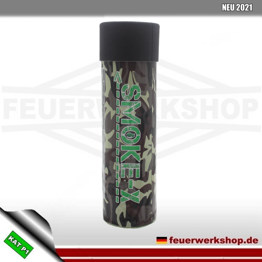 Smoke-X Rauchgranate mit Reißzündung (Wirepull) - Grün