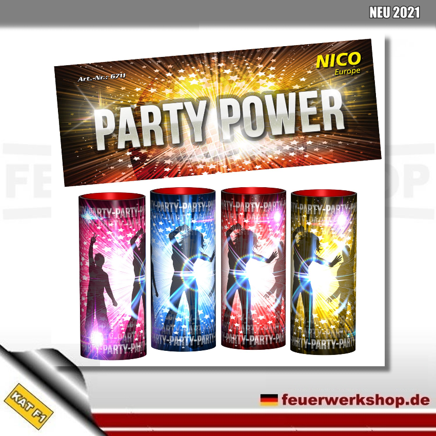 Tischbomben *Party Power* von Nico