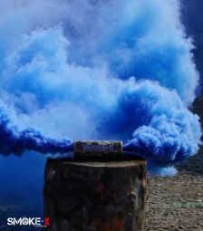 Smoke-x Double XXL Rauchbombe in blau