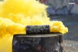 Smoke-X Double XXL Rauchbombe in gelb
