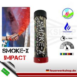 *Impact* Rauchgranate Rot mit Schlagzünder - SMOKE-X