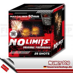 *No Limits* 25 Schuss Batteriefeuerwerk von Piromax