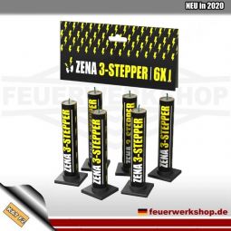 Zena Feuerwerk 3-Stepper Pfeif-Fontänen
