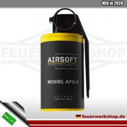 Taginn AFG-6 Paintball & Airsoft Training-Granate (schwarz/gelb)
