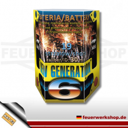 New Generation 6 Batteriefeuerwerk von Jorge