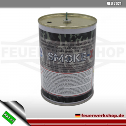 Mr Smoke - FDF Vulcan Rauchkörper - Rauchbombe SMOKE-X Rauchtopf Extrem Schwarz
