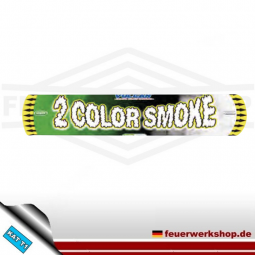 Rauchpatrone zweifarbig Grün / Weiss