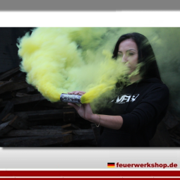 Smoke-X Double Rauchgranate mit gelbem Rauch